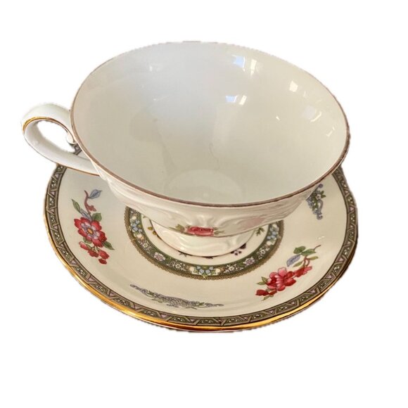 Paragon English Bone China Saucer Tree of Kashmir 22k Gold Accent - Picture 6 of 6